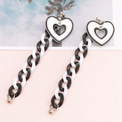 [COD] New acrylic chain mobile phone case pendant love bracelet diy ornaments hole shoe
