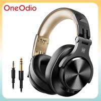 ครอบหู Bluetooth5.2ฟิวชั่น OneOdio Headphone Stereo แบบมีสาย/ไร้สายสำหรับหูฟังบันทึกหูฟัง DJ ในสตูดิโอ