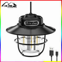 LED Camping โคมไฟวินเทจ 200LM เต็นท์โคมไฟผจญภัยกลางแจ้ง Stepless Dimming