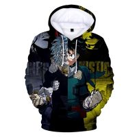 Sudadera con estampado 3D de Boku No Hero Academia para hombre y mujer, ropa de calle informal, sudadera holgada de alta calidad, Tops