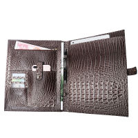 Hot Sale Snake Document Case Fashion Ostrich Pattern File Bag Business A4 Women Document Holder For Ipad Ostrich Holder