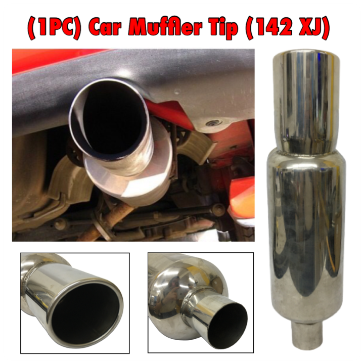 CPA (142 XJ) CAR MUFFLER TIP STAINLESS CAR WEATHERPROOF SINGLE EXHAUST
