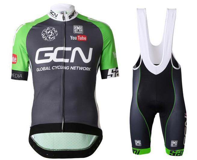 Styles Mountain Bike Men Short Sleeve Cycling Jersey Team GCN Top Shirt