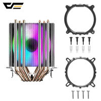 darkFlash CPU Air Cooler 6 Heats Heatsink 3pin 90mm Fan RGB Thermal Grease CPU Cooler For LGA775 115x13662011