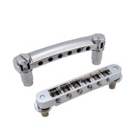 WK-Tune-O-Matic Guitar Bridge With Tailpiece Nashville type Chrome for Lespaul Guitar