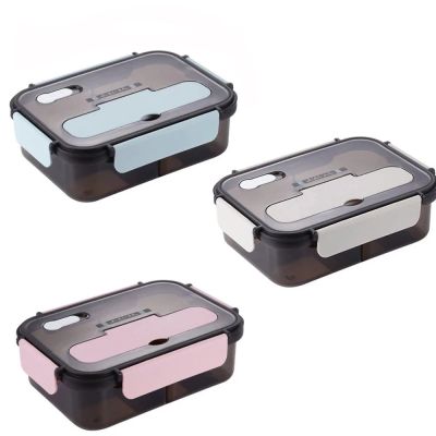 hot！【DT】♂☒  Student Microwave Heating Food Plastic Bento Kids Cooler Thermal