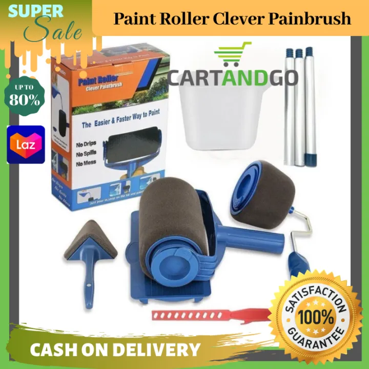 AUTHENTIC 6 IN 1 Paint Roller Set Tool Set Clever paintbrush Washable