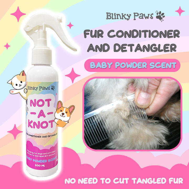 [NEW] Fur Conditioner and Detangler Spray Baby Powder Scent for Dogs