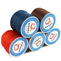 0.6mm Round Waxed Line Thread Wax String Stitching Thread for Leather Craft Sewing Thread DIY Jewelry Making hilos para coser