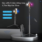 Gậy Chụp Hình Quay Video Cyke A21s Mở Rộng 175cm, Đèn Rgb Sáng Tạo Màu