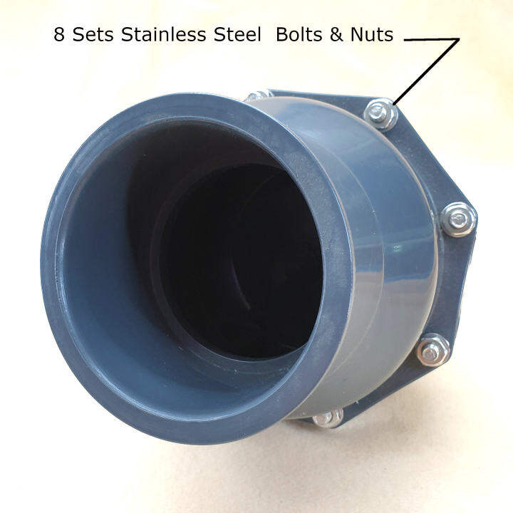 Check valve diameter 3 inch one way flow valve horizontal mount
