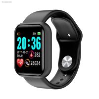 ♞❖▧ D20 Color Touch Screen Waterproof Bluetooth Smart Fitness Bracelet Y68 Health Blood Pressure Heart Rate Sleep Sports Band Watch