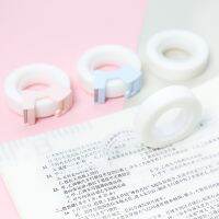 2 Pcs/Pack Transparan Tape Kertas Lengket Korektif Belajar Tape Alat Tulis Sekolah