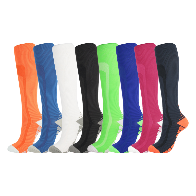 YUIO Breathable Adult Men Compression Long Socks Warm Football Socks Basketball Sports Anti Slip Cycling Climbing Running Socks 