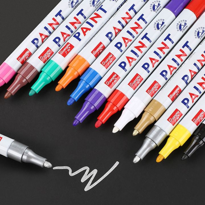 metal-fluorescent-pen-highlighter-12-colors-waterproof-fluorescent-pen-aliexpress