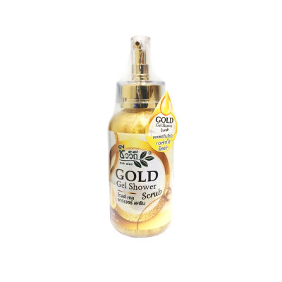 เจลสครับอาบน้ำทองคำ ชีววิถี โกลด์ เจล ชาวเวอร์ สครับ 250ml. (21833) Chivavithi Gold Gel Shower Scrub