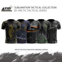 เสื้อยืดระเหิด Arctic 100% Interlocking เสื้อยืด Sniper SAS PASKAL หน่วยคอมมานโดกองกำลังพิเศษ BAJU TAKTIKAL เสื้อยืดยุทธวิธี