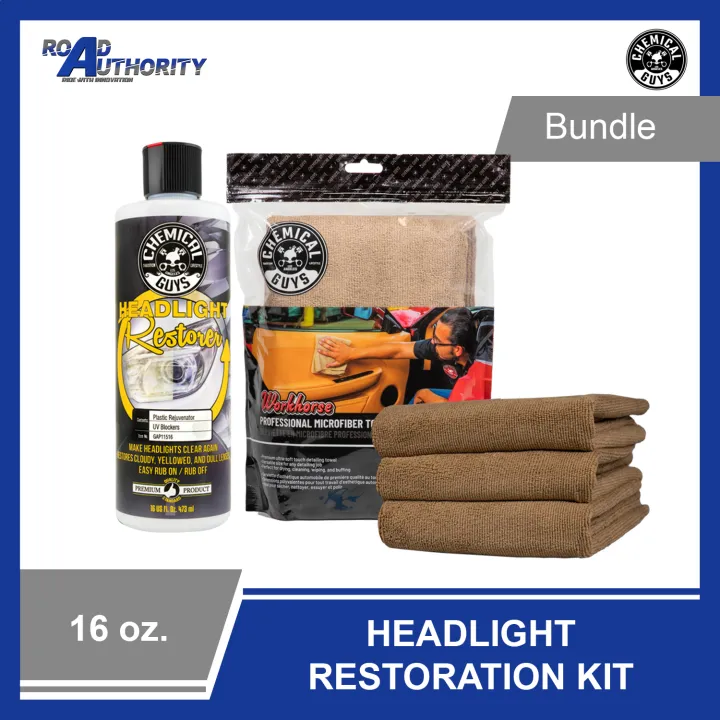 Chemical Guys "Headlight Restoration" Bundle Lazada PH