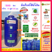 Power Line-500/ ถังเก็บน้ำสีน้ำเงิน 500 ลิตร ส่งฟรีกรุงเทพปริมณฑล