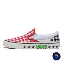 [ของแท้ ส่งฟรี PRE-ORDER] VANS UA CLASSIC SLIP-ON 98 DX [DIAMOND CHK RED] VN0A7Q58Y52