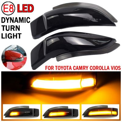 LED Dynamic Turn Signal Indicator Light Flow Light Accessory Kit Car for Toyota Corolla Camry Prius Vios