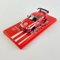 Tarmac โมเดลรถ1:43 RWB 993 WU อัลลอยหล่อขึ้นรูปสีแดง