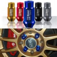 D1 Spec ล้อ LUG NUTS JDM รถแข่งอลูมิเนียมล้อ LUG NUTS สกรู M12x1.5/1.25 ความยาว 50 มม./35 มม.20 ชิ้น/เซ็ต-ef2