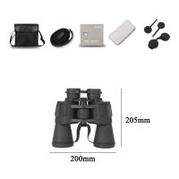 High Powerful Binoculars Professional escope Long Range 20X50 HD Optical Phone Holder Tripod Low Light Night Vision Camping