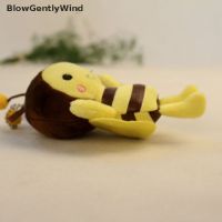 ✵✁☃ Blowgentlywind พวงกุญแจ จี้ตุ๊กตาการ์ตูนผึ้งน่ารัก สีเหลือง 12 ซม. สําหรับตกแต่งเทศกาลคริสต์มาส BGW