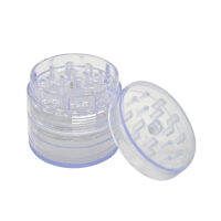 [In stock] ร้อนใหม่磨烟器 50mm เครื่องบดแผ่นพลาสติกสี่ชั้น herb grinder จุด