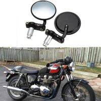 【hot】 2pcs/Pair 7/8  Motorcycle Rear View Mirrors Round Handle Bar End Motorbike Side 2023