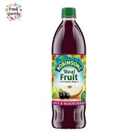 Robinsons Real Fruit - Apple and Blackcurrant 1L โรบินสันส์ เรียลฟรุต แอปเปิ้ลและแบล็คเคอแรนท์ 1ลิตร