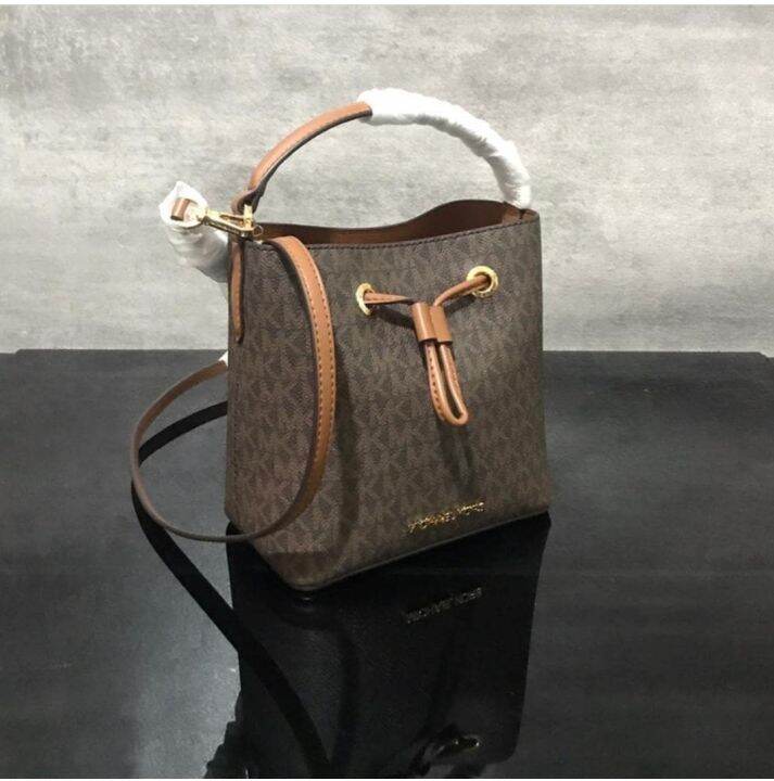 Authentic Michael Kors Suri Bucket Women's Shoulder Bag Brown Lazada PH