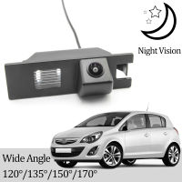 CCD HD AHD Fisheye กล้องมองหลังสำหรับ Opel Corsa C D 2000-2015รถย้อนกลับที่จอดรถสำรองตรวจสอบ Night Vision