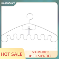 Dragon 1/4ชิ้นรองรับคลื่นหลายพอร์ตราวตากไม้แขวนสำหรับเสื้อผ้าไม้แขวนเสื้อ