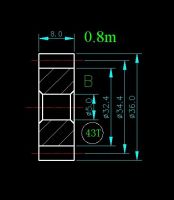 Holiday Discounts 0.8M 43T/Hole 4Mm 5Mm 6Mm 8Mm/Width 8Mm/For Meat Grinder Parts Etc.