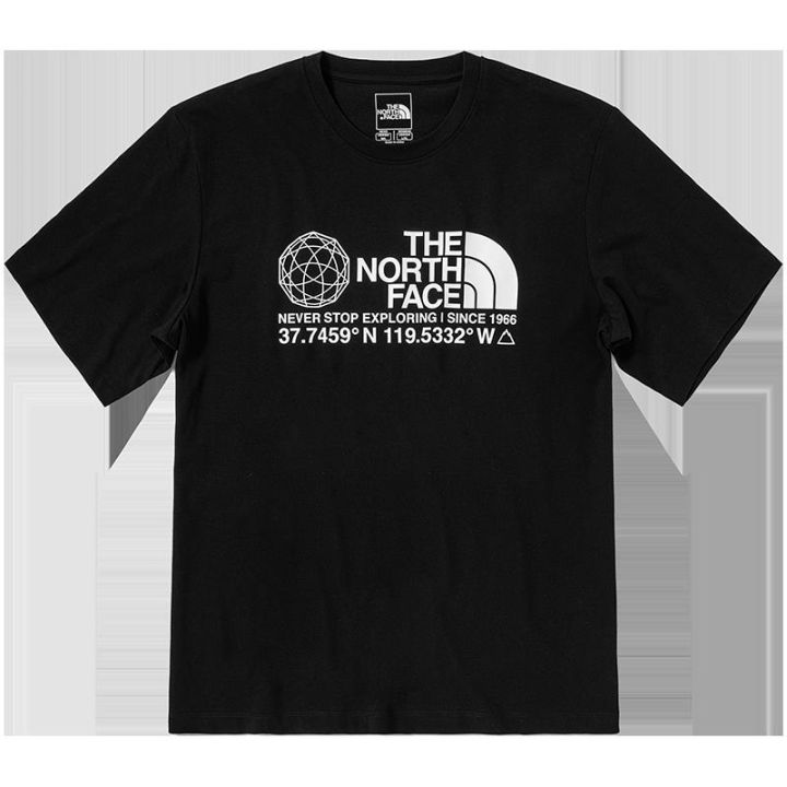 thenorthface-north-เสื้อยืดแขนสั้นสไตล์คู่รัก-outdoor-breathable-new