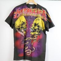 เสื้อวง Metallica OVP โอเวอร์ปริ้น แนววินเทจ สกรีนทั้งตัว ผ้าฝอกสีเฟด เสื้อOVP เสื้อวงดนตรีต่างประเทศ เสื้อวงร๊อค