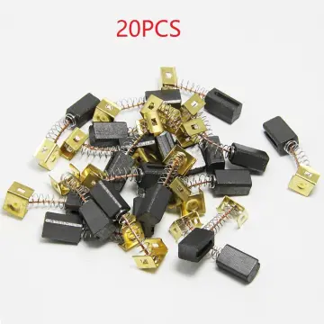 TASP 10 Pairs G720 Carbon Brushes 5x8x12mm for Black Decker G720-B3 GR750K  PF600-B3 Angle Grinder Motor Power Tool Spare Parts