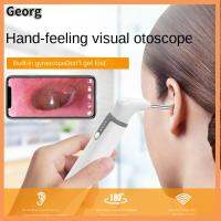 GEORG เอชดีไอพี ภาพดิจิตอล otoscope แบบพกพาได้ ไร้สายแบบไร้สาย การกำจัดขี้หู เทคโนโลยีขั้นสูง ไวไฟแอลอีดี กล้องติดหู ที่ครอบหู