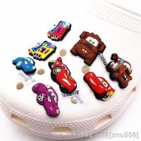 hot【DT】◆  Original Cartoon Cars Shoe Accessories Charms Truck Beach Buckle Decoration for JIBZ Kids X-mas Gifts