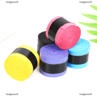 langyouzi9 5pcs Anti SLIP Racket over Grip ม้วนเทนนิสแบดมินตันสควอชจับเทปสุ่ม