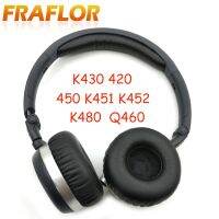 แผ่นรองหูฟังอะไหล่ {เครื่องเล่นเสียง} สำหรับ K430 AKG 420 450 451 452 480โฟมฟองน้ำเนื้อนุ่ม Q460พร้อมที่คาดศีรษะหูฟังกันกระแทก