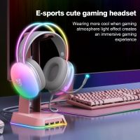 ONIKUMA 2023ชุดหูฟังใหม่ Full RGB PC Gaming Headphones พร้อมไฟ RGB สำหรับ GAMMER KOL