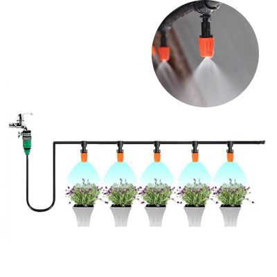 [Like Activities]5-20M หยดชลประทานระบายความร้อนอัตโนมัติ IrrigationSpray ระบบระบายความร้อนหมอกสวนรดน้ำชุดหัวฉีดหมอก