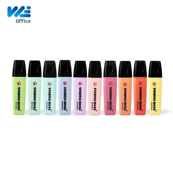 stabilo-สตาบิโล-stabilo-boss-original-เเละ-boss-original-pastel-ปากกาไฮไลท์-highlighter