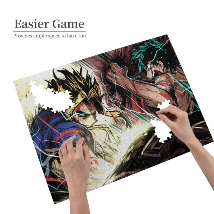 my-hero-academia-all-might-2-wooden-jigsaw-puzzle-500-pieces-educational-toy-painting-art-decor-decompression-toys-500pcs