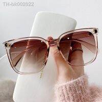 ☂ஐ 2023 Fashion Oversized Sunglasses Woman Brand Designer Vintage Square Sun Glasses Female Big Frame Gradient Shades Oculos De Sol