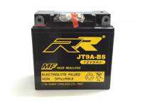 แบตเตอรี่ BIGBIKE   บิ๊กไบค์ RR JT9A-BS 12V 9Ah ของแท้ (พร้อมระบุปีผลิต) Size : กว้าง 7.5 cm สูง 13.5 cm ยาว 13.5 cm  ถ้าแอมป์ลูกติดรถน้อยกว่ารุ่นนี้ สามารถใช้ทดแทนได้เลยครับ (ดูขนาด กว้าง สูง ยาว ก่อนนะคับ)