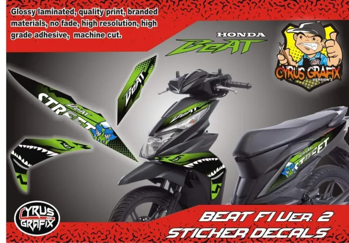 MIO SPORTY STOCK DECAL STICKER | Lazada PH